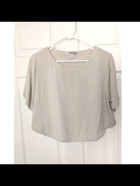 Forever 21 Light Beige Crop Top